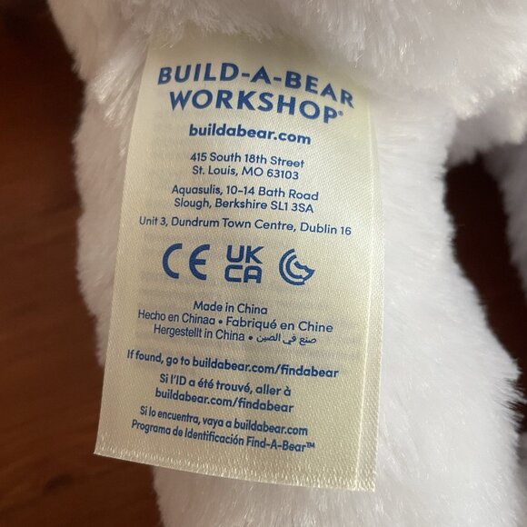 Build-A-Bear Yeti Teddy Bear Plush - Picture 7 of 9